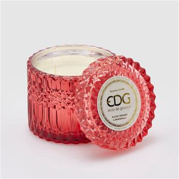 EDG Svíčka vonná ve skle s víčkem Blood Orange & Grapefruit 10,5cm