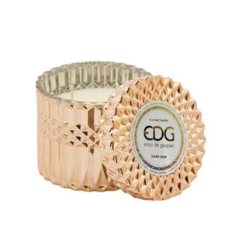 EDG Svíčka vonná ve skle s víčkem Dark Rum 10,5cm
