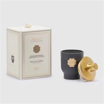 EDG Svíčka vonná ve skle s víčkem LUXURY Moroccan Amber 12cm