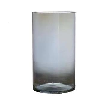 Váza skleněná válcová LEVI CYLINDER fialová 30cm