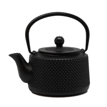 Čajová litinová konvice antracitová 0,8 litru