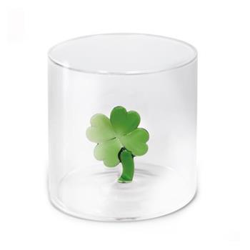 Sklenice FOUR-LEAF CLOVER z borosilikátového skla 250ml