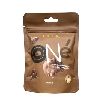 Oné LYRA lískové ořechy v mléčné čokoládě 100g