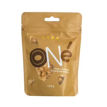 Oné LYRA lískové ořehcy ve slaném karamelu a bílé čokoládě 100g