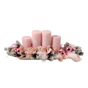 Marshmallow Vánoce - parter na stůl 40cm