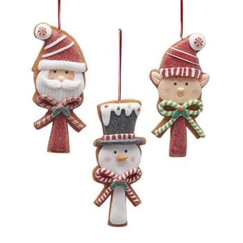 Ozdoba vánoční figurka v mixu polyresinová  15cm