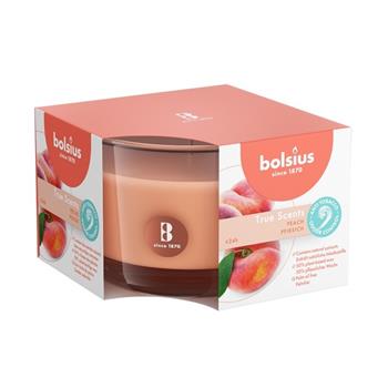 Svíčka vonná ve skle BOLSIUS Peach 9cm