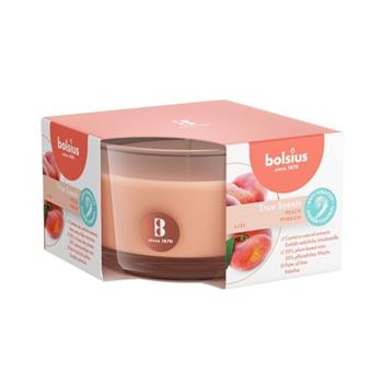 Svíčka vonná ve skle BOLSIUS Peach 8cm