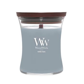 Svíčka WoodWick Terra Haze 275g