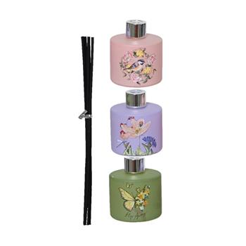 Difuzér stébla skleněný - Jasmine/Lavender/Peony mix 6,5cm