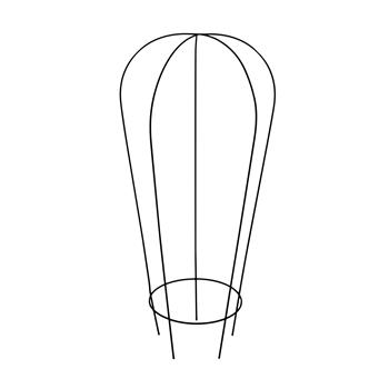 Opora pro rostliny ALBANY kovová 75/90/110cm
