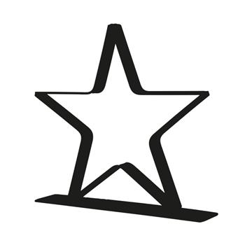 Dekorace hvězda SALOUM kovová 30cm