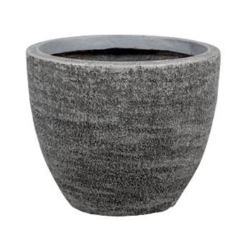 Květináč LOGAN 04E fiberclay šedý 24cm