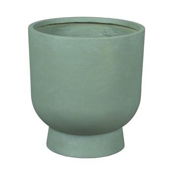 Květináč na noze ABERDEEN 01A fiberclay sv.zelený 36cm