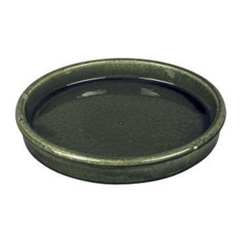 Podmiska keramická SHANGHAI 1DA glazovaná tm.zelená 25cm