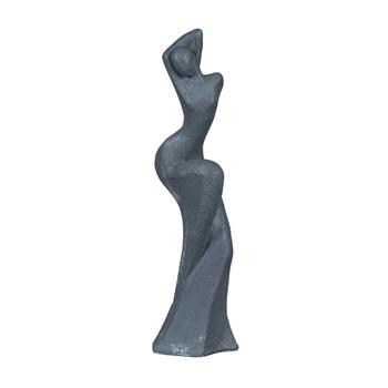 Socha ELLA fiberclay tm.šedá 70cm