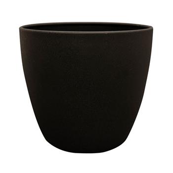 Obal kulatý kovový ALISA černý 25cm