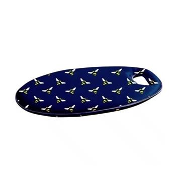 Podložka pod kolena s včelami modrá 48cm