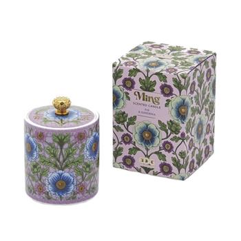 EDG Svíčka vonná s poklopem v keramice MING Fig & Gardenia 10cm