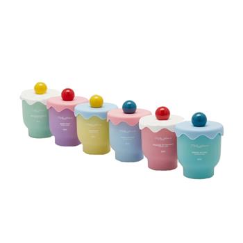 Svíčka vonná s víčkem v keramice CUPCAKE mix vůní 10cm
