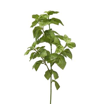 Bazalka řezaná umělá zelená 38cm