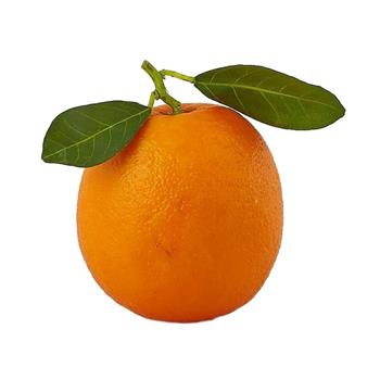 Pomeranč s listy umělý oranžový 8cm