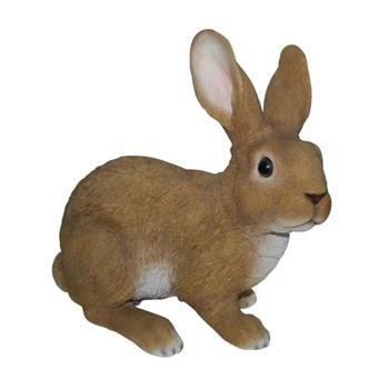 Králík mládě sedící polyresinové 31cm