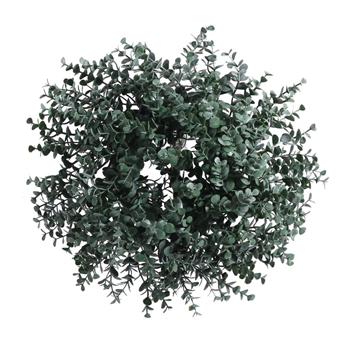 Věnec eucalyptusový umělý zelený 29cm
