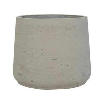 Květináč kulatý PATT XXL fiberclay sv.šedý 34cm