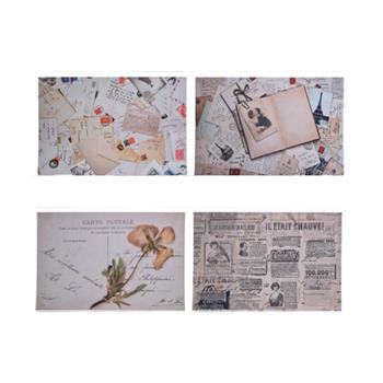 Rohožka polyesterová s dopisy mix 58x38cm