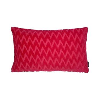 Polštář bavlněný CLEO zig zag růžový 30x50cm