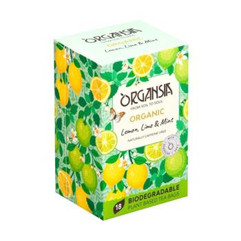 Čaj ORGANSIA BIO Lemon, Lime & Mint 18x1,8g
