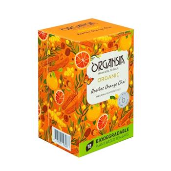 Čaj ORGANSIA BIO Rooibos Orange Chai 18x1,8g