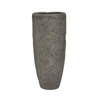 Květináč kulatý vysoký MT.COOPER L ficonstone šedo-hnědý 90x40cm