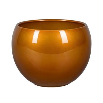 Obal LUNA 20 SO keramický práškovaný jantarový 20cm
