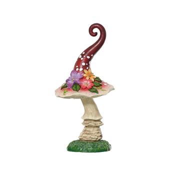 Houba polyresinová s květinami 82cm