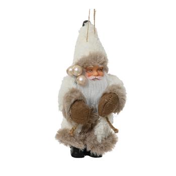 Santa Claus stojící polyesterový 13cm