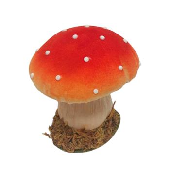 Muchomůrka polyresinová bílo-červená 10,5cm