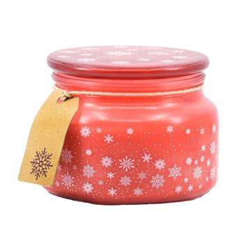Vonná svíčka ve skle s víčkem Magic Snowing 227g