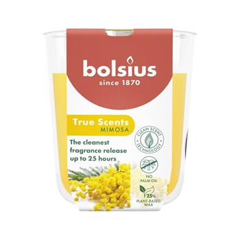 Svíčka vonná ve skle BOLSIUS True Scents Mimosa 8cm