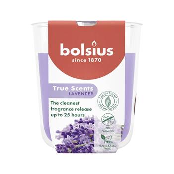 Svíčka vonná ve skle BOLSIUS True Scents Lavender 8cm