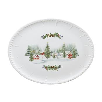 Talíř servírovací oválný keramický CITTÁ DELLE FESTE 36x26cm