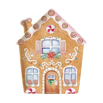 Talíř dezertní porcelánový dům SWEET CHRISTMAS 25,5cm