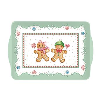 Tác hranatý plastový se 2 uchy SWEET CHRISTMAS 25x15cm