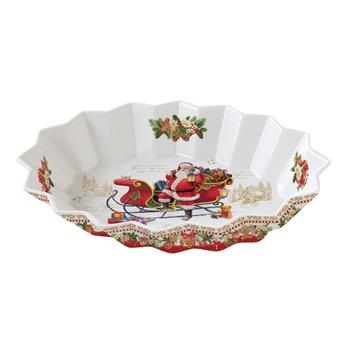 Miska oválná porcelánová CHRISTMAS MEMORIES 25x17cm