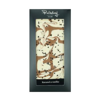 Mléčná čokoláda s karamelem a vanilkou 90g