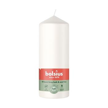 Svíčka válcová BOLSIUS bílá 15cm