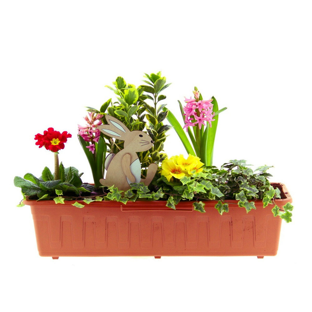 Osázený truhlík hravé jaro