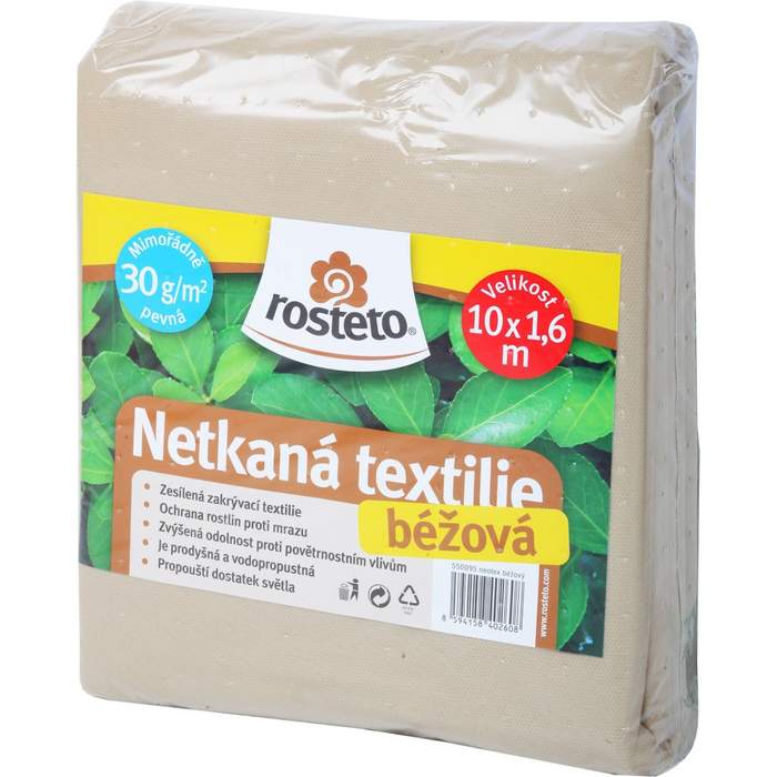 Levně Neotex béžový 10x1,6m netkaná textilie
