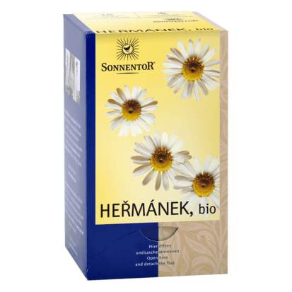 Levně Heřmánek - bylinný čaj BIO porcovaný 14,4g Sonnentor